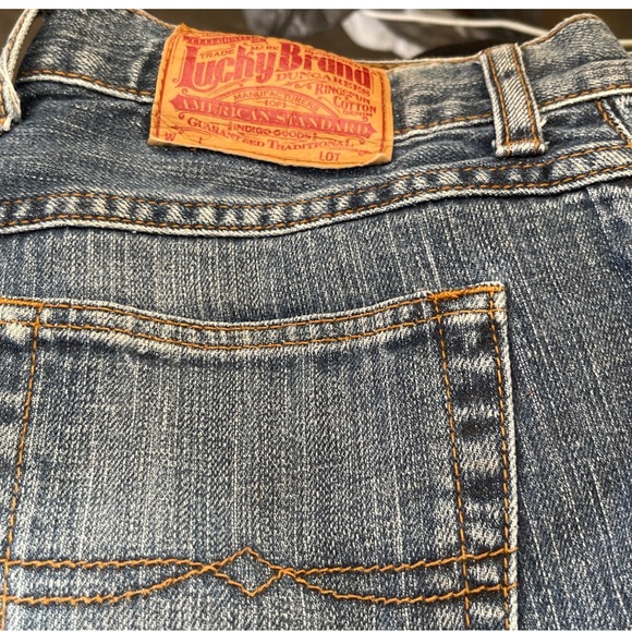 Lucky Brand Denim - Lucky Brand Dungarees‎ Women's Classic Fit Crop Jeans Size 29 Cotton Spandex